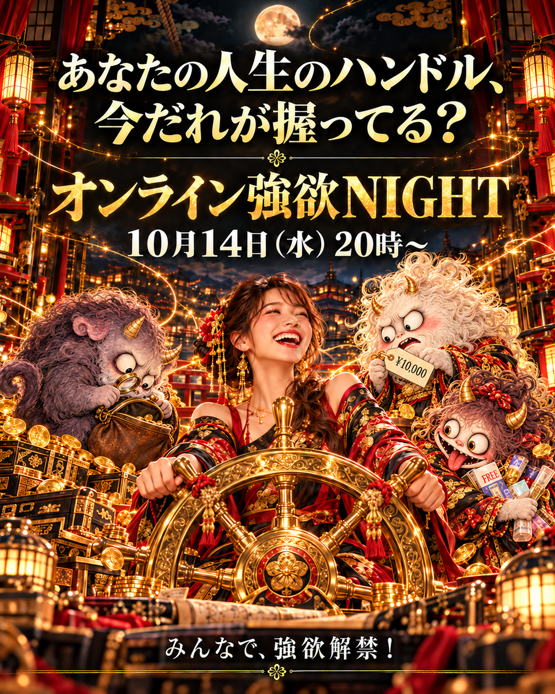 オンライン強 欲night